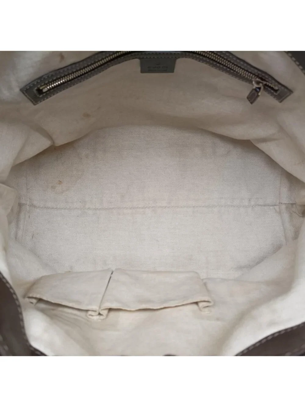 Gucci Brea Brown GG Canvas Leather Handbag